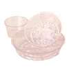 SAUCER PLASTIC CLEAR 8IN - Case of 50