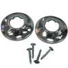 ProSource PMB-003 Shower Rod Flange, Steel, For: 1 in OD Shower Rod