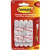Command 17006 Mini Hook, 0.5 lb, 6-Hook, Plastic, White