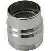 Plumb Pak PP28003 Faucet Aerator Adapter, 15/16-27 x 55/64 in in, Male/Female, Brass, Chrome Plated
