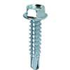 Teks 21336 Screw, #12 Thread, 3/4 in L, Coarse Thread, Hex Drive, Self-Drilling, Self-Tapping Point, Steel, Zinc, 120 PK
