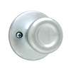 Kwikset 488T 26DV1 Dummy Knob, Tylo Design, Satin Chrome, Residential, 2-3/8, 2-3/4 in Backset, Zinc, 2-5/8 in Rose/Base