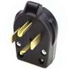 Eaton S21-SP Electrical Plug, 3-Pole, 30/50 A, 125/250 V, Screw, NEMA: NEMA 14-30P, 14-50P, Black