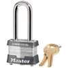 PADLOCK STEEL 1-1/2IN VRTCL KA - Case of 6