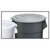 Continental Commercial Huskee 4445GY Receptacle Lid, 44 gal, Plastic, Gray, For: Huskee 4442, 4443 and 4444 Receptacles