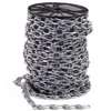 Campbell 072-2427 Single Loop Chain, 3/0, 50 ft L, 405 lb Working Load, Steel, Zinc