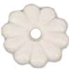 US Hardware D-138D Rosette Button, 1-1/8 in, Plastic, 100 BAG, White