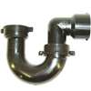 US Hardware P-687C Bathtub Trap, ABS, Black