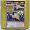 Dize Weathermaster CA0608D Tarpaulin, 8 ft L, 6 ft W, Canvas, Tan