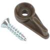 US Hardware WP-9767C Screen Clip, 3/8 in, Nylon, 8 CD, Bronze