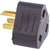 US Hardware RV-307C Adapter, 30 A Female, 15 A Male, 125 V, Male Plug, Female