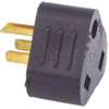 US Hardware RV-307C Adapter, 30 A Female, 15 A Male, 125 V, Male Plug, Female