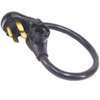 US Hardware RV-346B Adapter, 50 A Female, 30 A Male, 120 V, Female, Male, 10 AWG Cable
