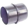 US Hardware RV-379B Straight Hose Coupler, 3 in ID, 3-1/2 in L, ABS, Black