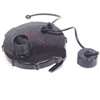 US Hardware RV-508B Termination Cap with Hose Outlet, 3 in ID, 3/4 in Male, Plastic, Black