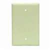 Eaton Cooper Wiring PJ13V Wallplate, 3-1/2 in L, 1/4 in W, 1 -Gang, Polycarbonate, Ivory, Box Mounting