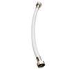 Plumb Pak EZ Series PP23453 Sink Supply Tube, 1/2 in Inlet, FIP Inlet, 1/2 in Outlet, FIP Outlet, Vinyl Tubing, 36 in L