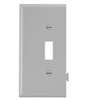 Eaton Wiring Devices STE1W Wallplate, Mid-Size, 4-7/8 in L, 3.12 in W, 1-Gang, Polycarbonate, White, High-Gloss