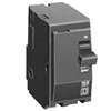 Square D QO QO250CP Circuit Breaker, Mini, 50 A, 2 -Pole, 120/240 VAC, 48 VDC, Plug Mounting, Black