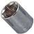 Vulcan MT6579270 Drive Socket, 11/16 in Socket, 3/8 in Drive, 6-Point, Chrome Vanadium Steel, Chrome