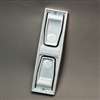 Chef Craft 20722 Paper Towel Holder, 16 in OAW, 16 in OAL, Plastic, White