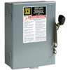 Square D D211NCP Safety Switch, 2 -Pole, 30 A, 120/240 V, DPST, Lug Terminal