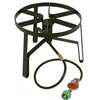 Bayou Classic SP1 Single Jet Cooker with Hose Guard, 1-Burner, LPG, 185,000 Btu, Manual Ignition, Steel