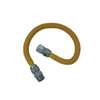 BrassCraft ProCoat Series CSSC54-48P Gas Connector, 1/2 x 1/2 in, -40 to 150 deg F Temperature
