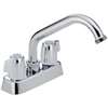 Delta Classic Series 2131LF Laundry Faucet, 2-Handle, Brass, Chrome Plated, Deck, Swivel Spout