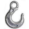 Campbell T9101824 Eye Slip Hook, 5.91 in, 1/2 in, 9200 lb Working Load, 43 Grade, Steel, Zinc