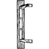Wright Products V1147H Door Pull, Aluminum/Oak