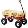 Radio Flyer 32Z Terrain Wagon, 200 lb, Steel/Wood, Red, Pneumatic Wheel