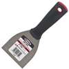 Hyde Value Series 04352 Putty Knife, 3 in W Blade, HCS Blade, Polypropylene Handle, Ergonomic Handle