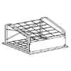 ProSource ST001 Pipe Nipple Display Rack, 20 in OAW, 27-1/2 in OAH