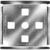 Hyde Black & Silver Lifetime Series 11130 Paint Scraper Blade, 4-Edge Blade, 2-1/2 in W Blade, HCS Blade