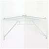 SHELF CORNER KIT 12 IN WHITE - Case of 4