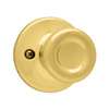 Kwikset 488T 3 V1 Dummy Knob, Tylo Design, Polished Brass, Residential, 1-3/4 to 1-3/8 in Thick Door, Zinc
