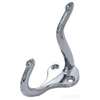 ProSource H62-B072 Coat and Hat Hook, 20 lb, 2-Hook, 1 in Opening, Zinc, Chrome