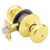 Schlage Plymouth Series F40 PLY 605 Privacy Lockset, 1 in Dia Knob, 2.31 in L x 2.75 in W x 2.75 in H Dimensions, Metal