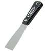 Hyde 02100 Putty Knife, 3-3/4 in L Blade, 1-1/2 in W Blade, HCS Blade, Black/Silver Handle, Nylon Handle