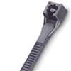 Gardner Bender 46-315UVB Cable Tie, Double-Lock Locking, 6/6 Nylon, Black, 14 in L, 100/PK