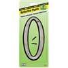 NUMBER HOUSE 0 PLST 4IN REFLEC - Case of 10