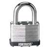 Master Lock 1805D Padlock, Keyed Different Key, 5/16 in Dia Shackle, 1-1/4 in H Shackle, Steel Shackle, Steel Body
