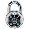 Master Lock 1850D Padlock, 1-7/8 in W Body, 5/16 in Dia Shackle, 3/4 in H Shackle, Steel Shackle, Stainless Steel Body