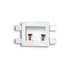 Eastman 60244/38937 Washing Machine Outlet Box with Valve, 1/2, 3/4 in Connection, Brass/Polystyrene