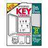 Hy-Ko KO302 Key Cabinet, Plastic, Almond, 8-1/4 in W, 10-1/2 in H