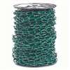 Campbell PE072-2027 Loop Chain, #2/0, 125 ft L, 255 lb Working Load, Low Carbon Steel, Poly-Coated