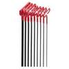 Eklind 53198 Hex T-Key Set, Includes: 3/32 to 1/4 in Hex T-Keys, 8-Piece, Black