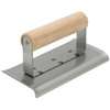 Marshalltown Nu-Pride Series 92 Hand Edger, 6 in L Blade, 2-3/4 in W Blade, Steel Blade, 1/2 in Lip, 3/8 in Lip Radius