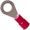 Gardner Bender 20-102 Ring Terminal, 600 V, 22 to 18 AWG Wire, #8 to 10 Stud, Vinyl Insulation, Copper Contact, Red